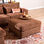 Hocker Kyle chenille rot