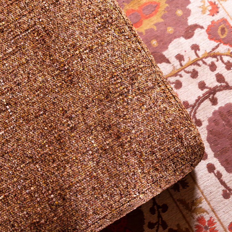 Hocker Kyle chenille rot