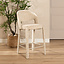 Barhocker Leo taupe Leo-Print 70 cm