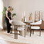 Esstisch Orion ø 120 cm taupe
