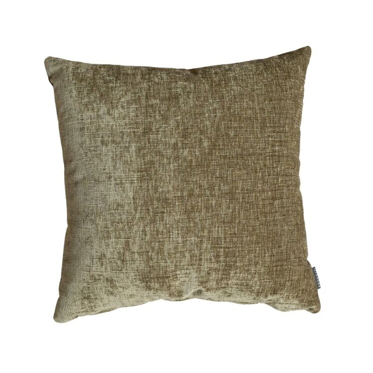 Kissen Evi Chenille olivgrün 45 x 45