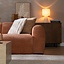 Ecksofa Maine XL Stoff terrakotta links