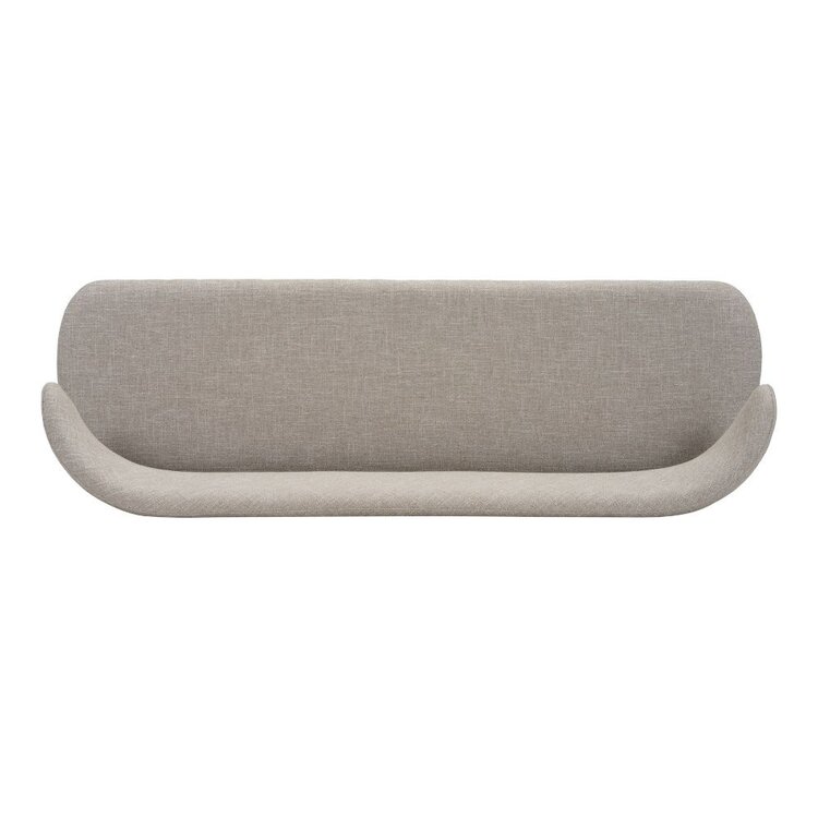 Esszimmerbank Lara Leinen taupe 160 cm