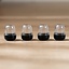 Bodenschoner-Set M (für 4 Beine) Transparent Ø 14–19 mm (Teppich)