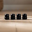 Bodenschoner-Set L (für 4 Beine) Schwarz Ø19-25 mm Teppich