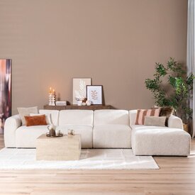 Ecksofa Maine XL Bouclé off white rechts