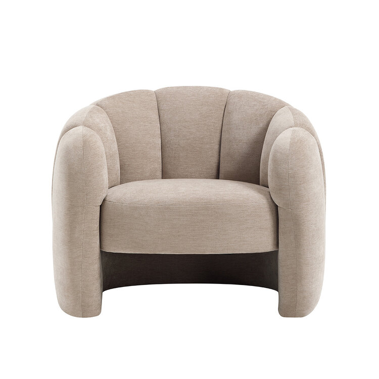 Sessel Lois Samt beige