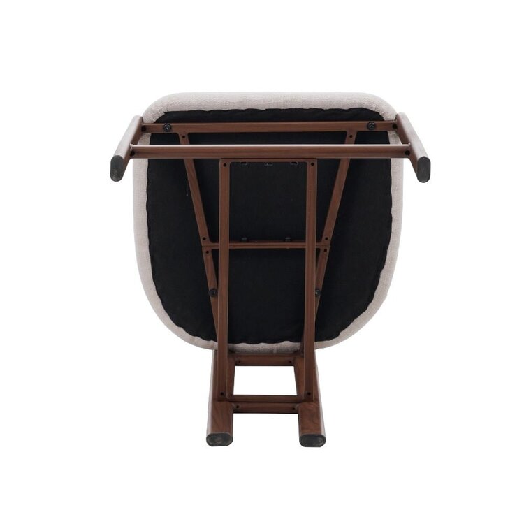 Barhocker Nori Leinen off white 70 cm