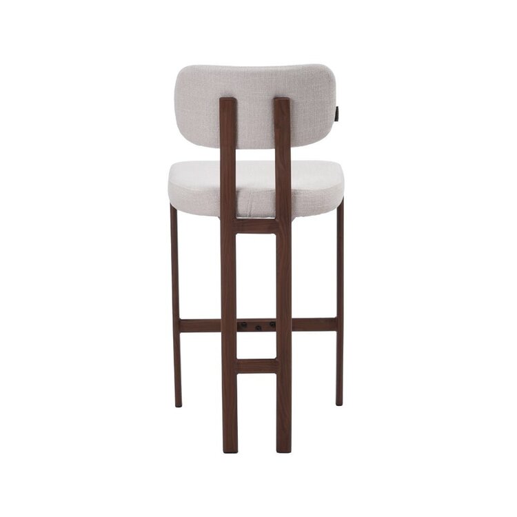 Barhocker Nori Leinen off white 70 cm