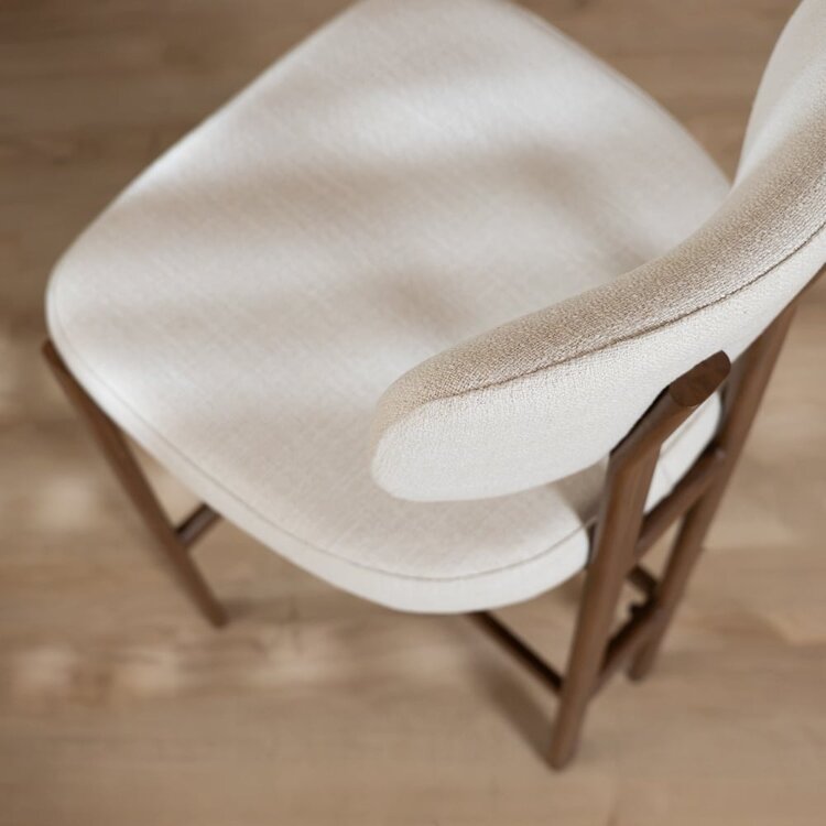 Barhocker Nori Leinen off white 70 cm