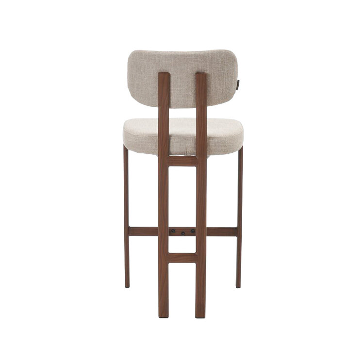 Barhocker Nori Leinen taupe 70 cm