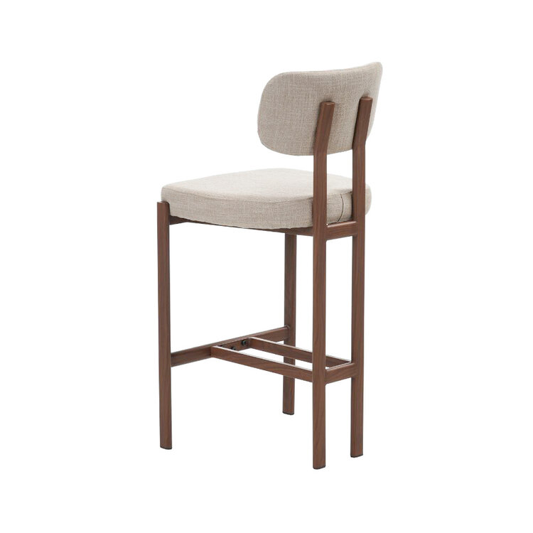 Barhocker Nori Leinen taupe 70 cm