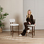 Barhocker Nori Leinen taupe 70 cm