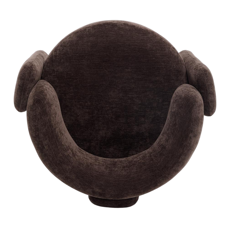 Sessel Jolie Samt braun
