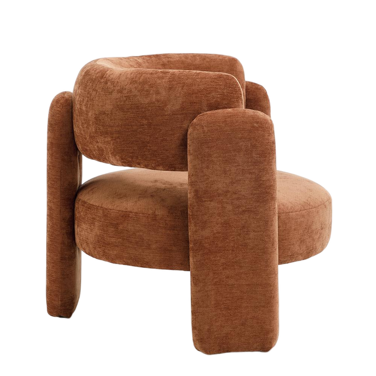 Sessel Jolie Samt ocker
