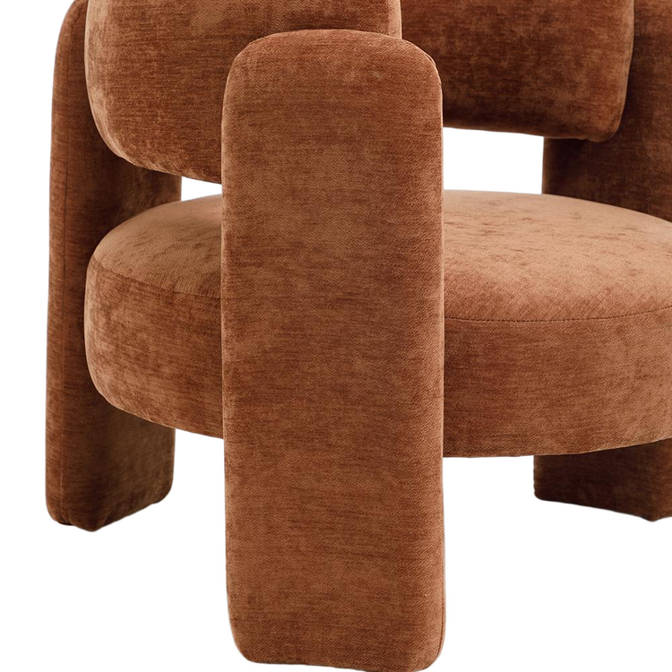 Sessel Jolie Samt ocker
