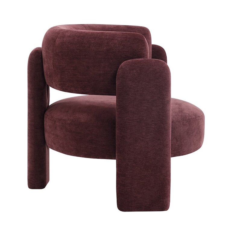 Sessel Jolie Samt lila
