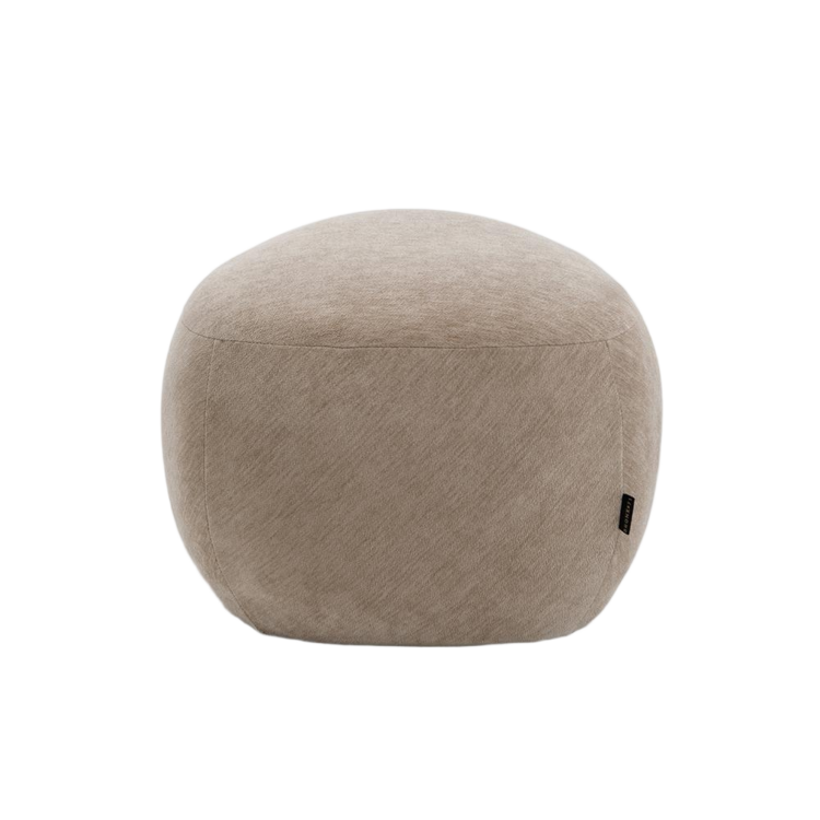 Hocker Fenna Samt beige