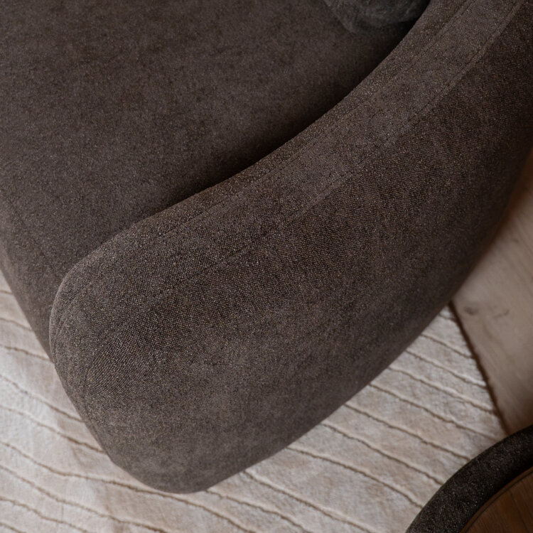 2,5-Sitzer Sofa Vienna Chenille braun