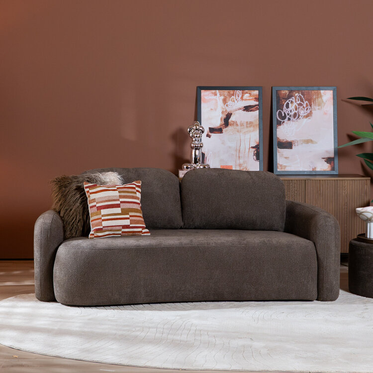 2,5-Sitzer Sofa Vienna Chenille braun