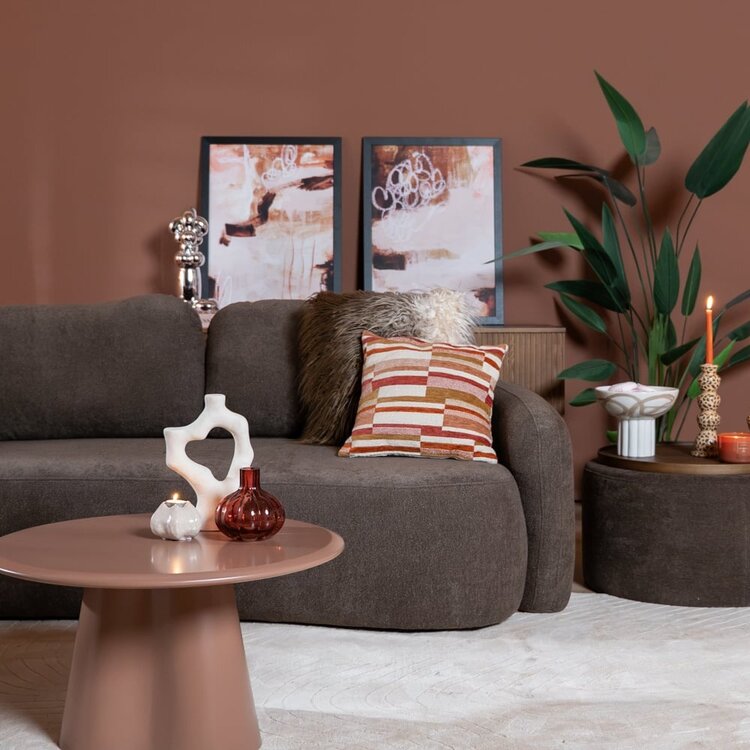 Ecksofa Vienna Chenille braun links
