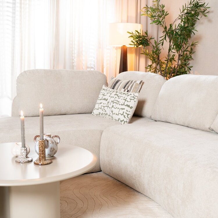 Ecksofa Vienna Chenille beige links