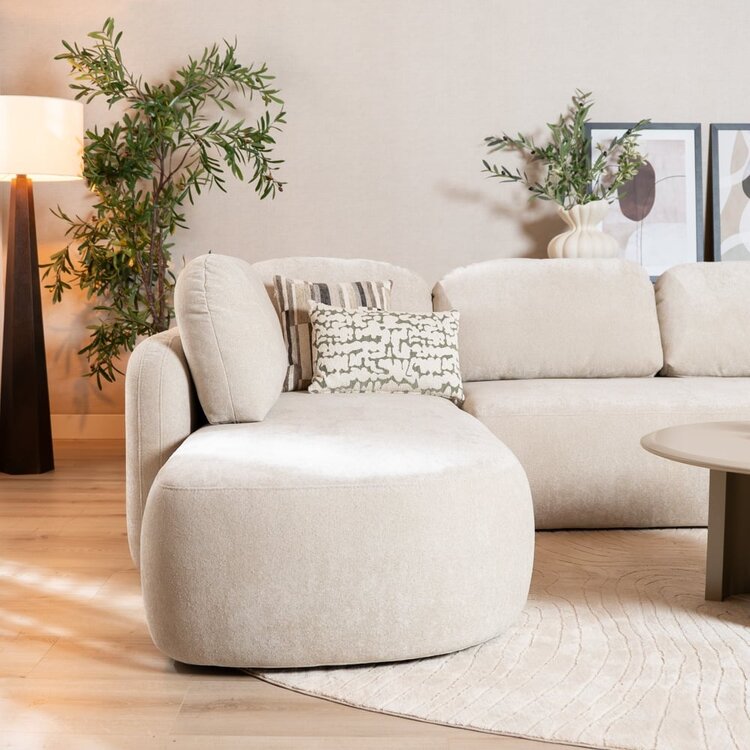 Ecksofa Vienna Chenille beige links