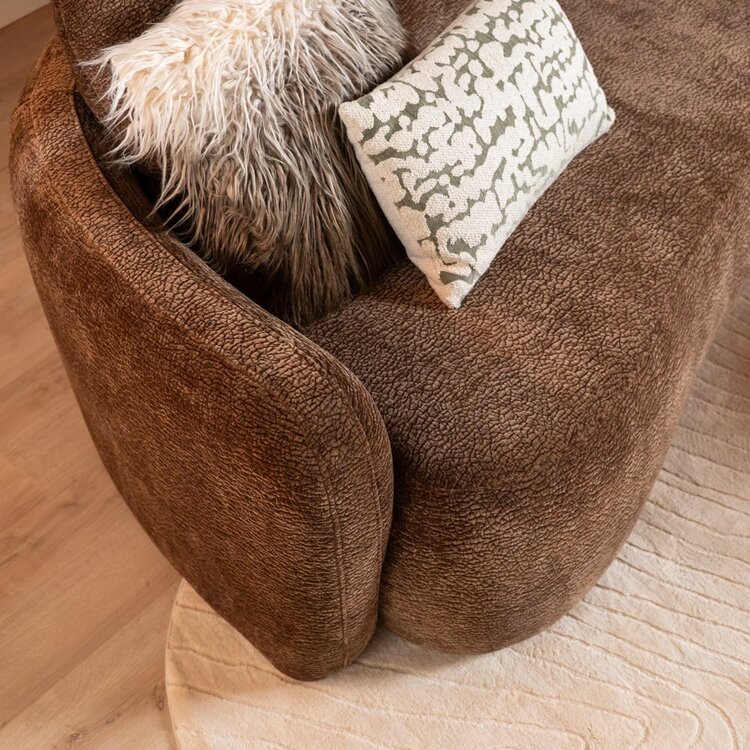2,5-Sitzer Sofa Vienna Chenille chocolate brown