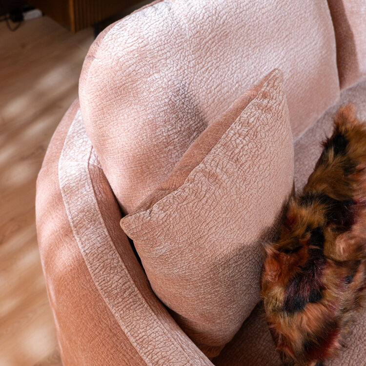 2,5-Sitzer Sofa Vienna Chenille rosa