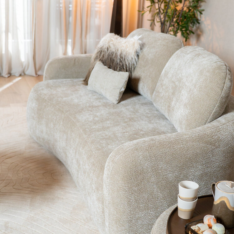 2,5-Sitzer Sofa Vienna Chenille taupe