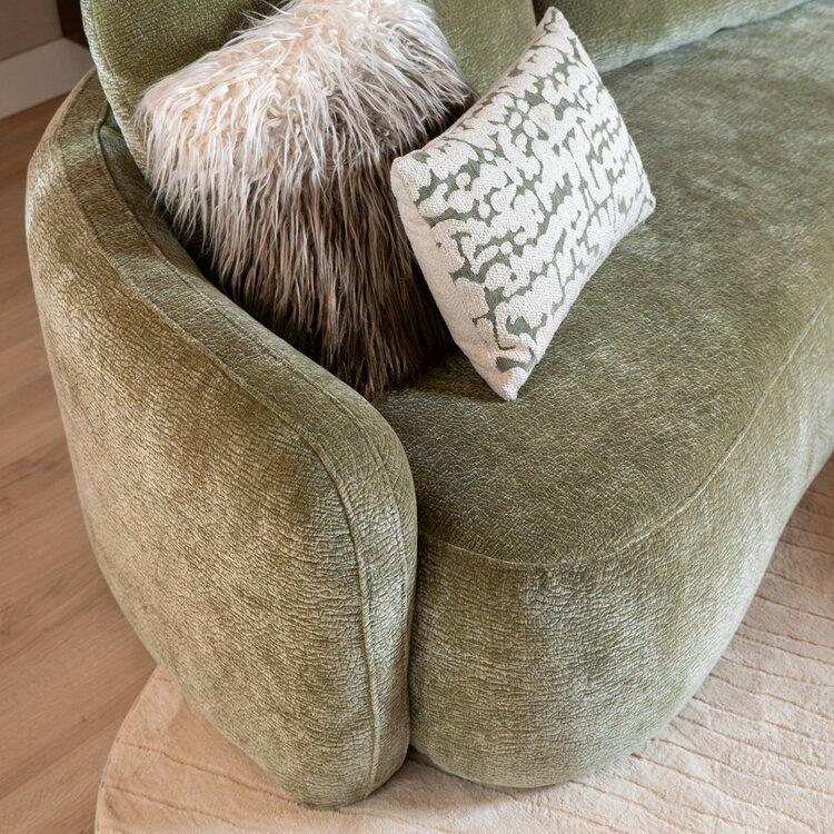 2,5-Sitzer Sofa Vienna Chenille grün