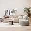 Ecksofa Vienna Chenille taupe rechts