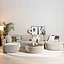 U-Sofa Vienna 6-Sitzer Chenille taupe