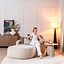Chaise longue Vienna Chenille beige links