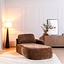 Chaiselongue Vienna Chenille chocolate brown rechts