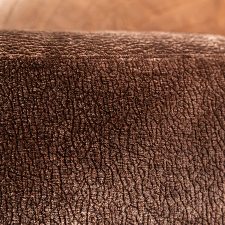 Chaiselongue Vienna Chenille chocolate brown rechts