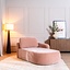 Chaiselongue Vienna Chenille Rosa rechts