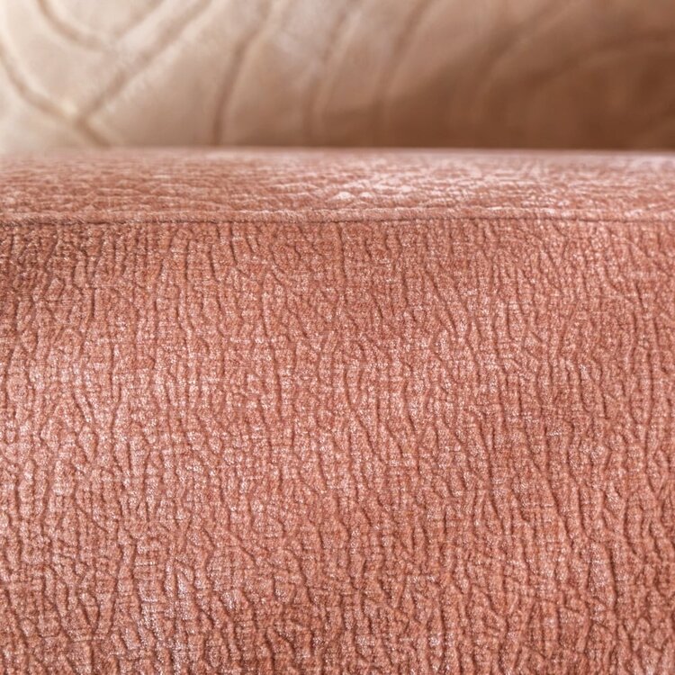Chaiselongue Vienna Chenille Rosa rechts