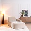 Chaiselongue Vienna Chenille taupe rechts