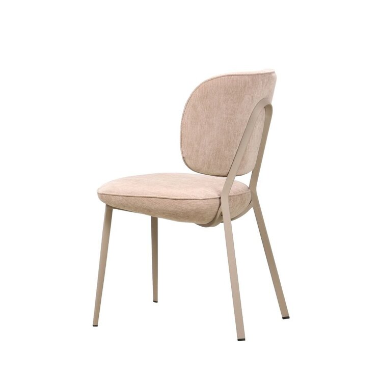 Esszimmerstuhl Rosa Samt beige