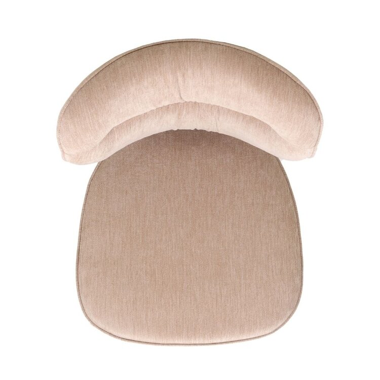 Esszimmerstuhl Rosa Samt beige