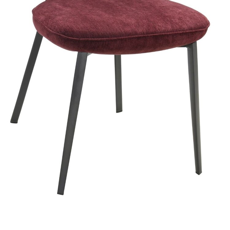 Esszimmerstuhl Rosa Samt lila
