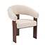 Sessel Liva taupe Leo-Print