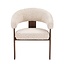 Sessel Liva taupe Leo-Print