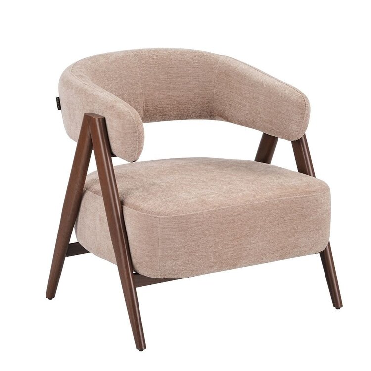 Sessel Yasmin Samt beige