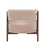 Sessel Yasmin Samt beige