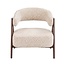 Sessel Yasmin taupe Leo-Print