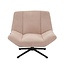 Sessel Mara drehbar Samt beige