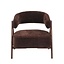 Sessel Yasmin Samt braun