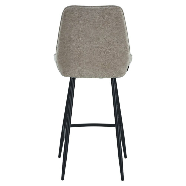 Barhocker Lynn Samt beige 71 cm